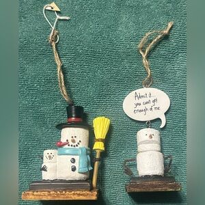2 S’mores Original Ornaments New